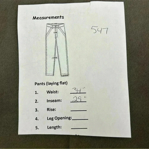 Haggar Men's Cool 18 Pro Classic Fit Green Dress Pants Sz 34x29 Flat Front Golf - Picture 12 of 12